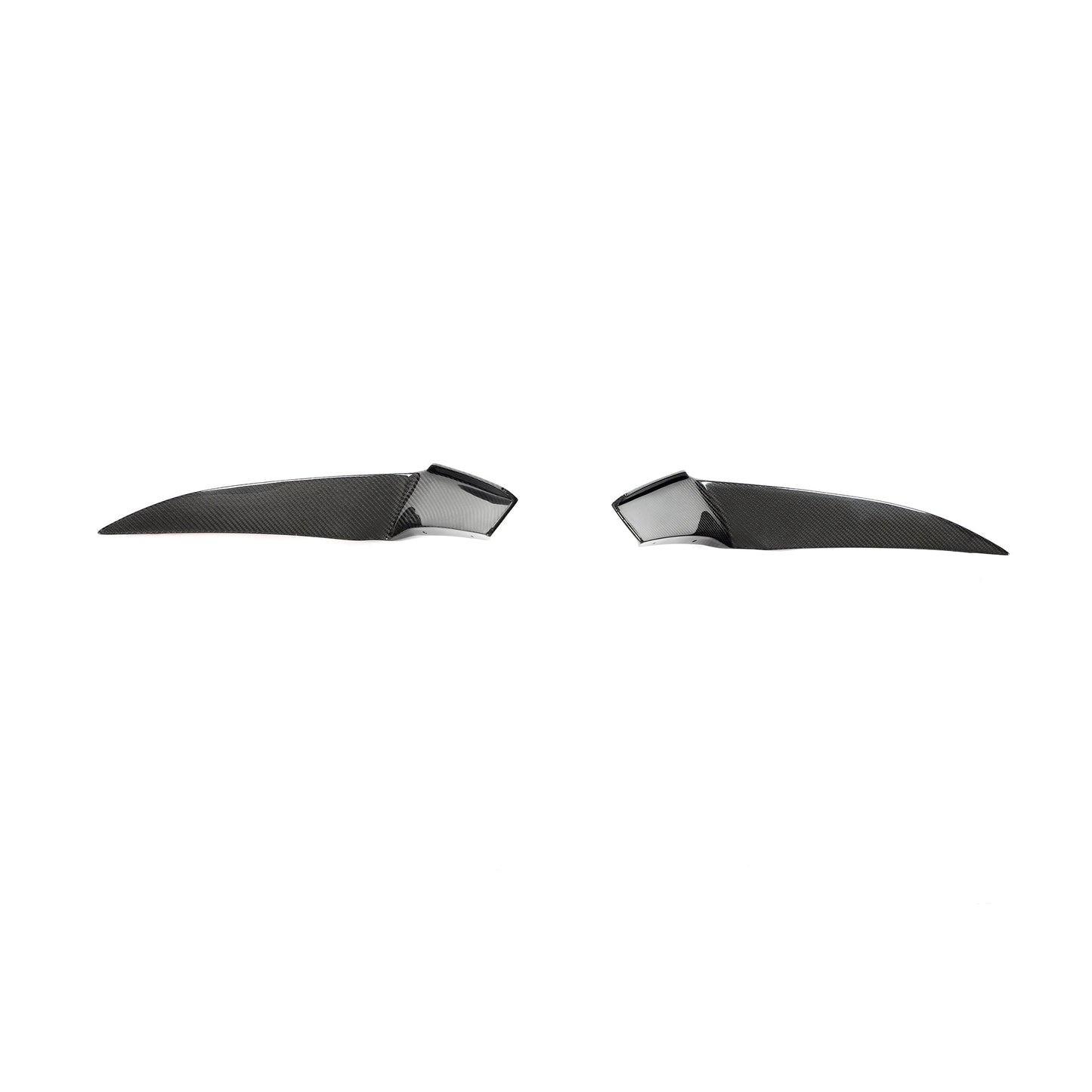 2010-2025 Chevy Camaro 1LE Canards Track Package Double Sided Gloss Carbon Fiber