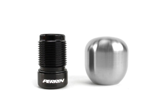 Perrin 2022 BRZ/GR86 w/ AT Transmission Weighted Barrel Stainless Steel 1.85" Shift Knob | PSP-INR-134-2