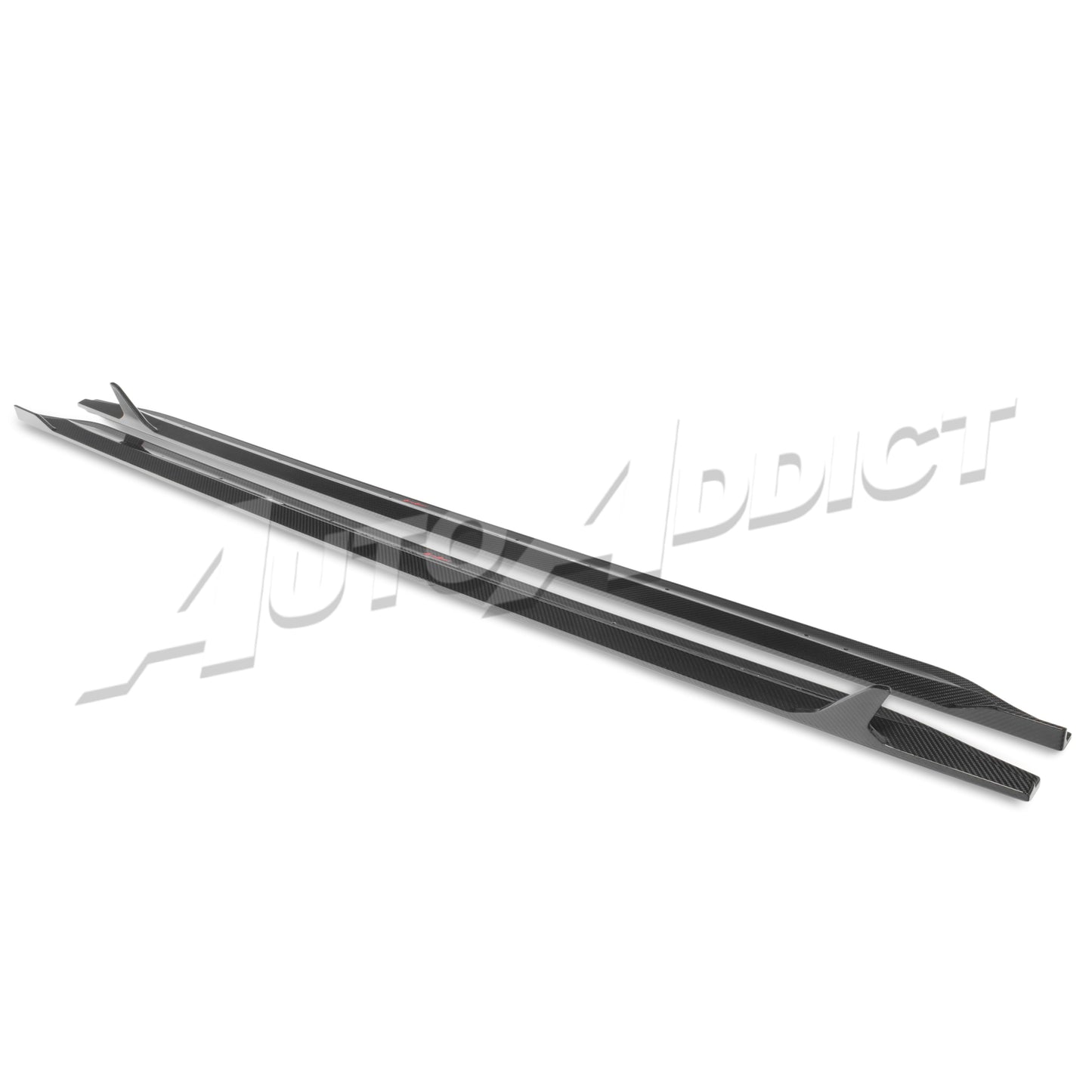 2021-2026 BMW G80 M3 Dry Gloss Double Sided Carbon Fiber V1 Side Skirts Pair