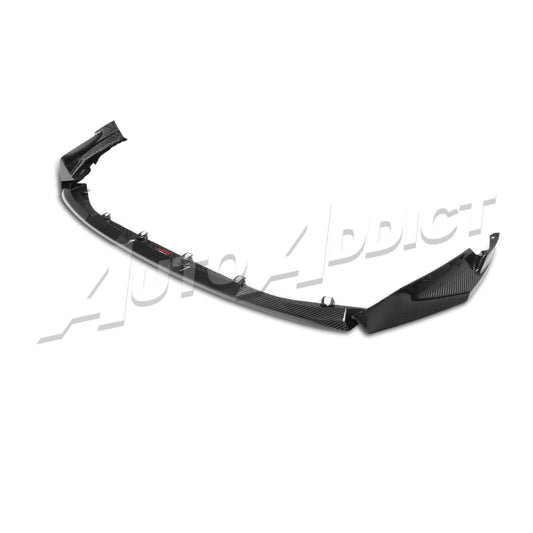 2021-2026 BMW G80 M3 G82 M4 Dry Gloss Double Sided Carbon Fiber Lower Chin Splitter 3pcs