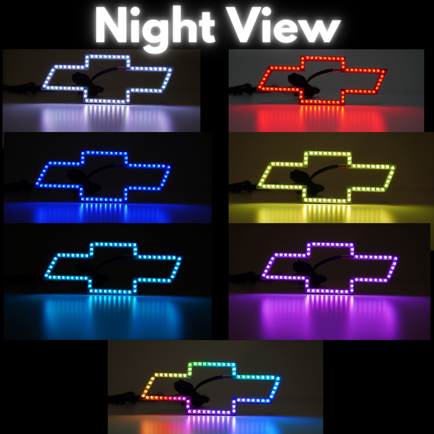Chevrolet LED Emblem: Multicolor (2007-2023)