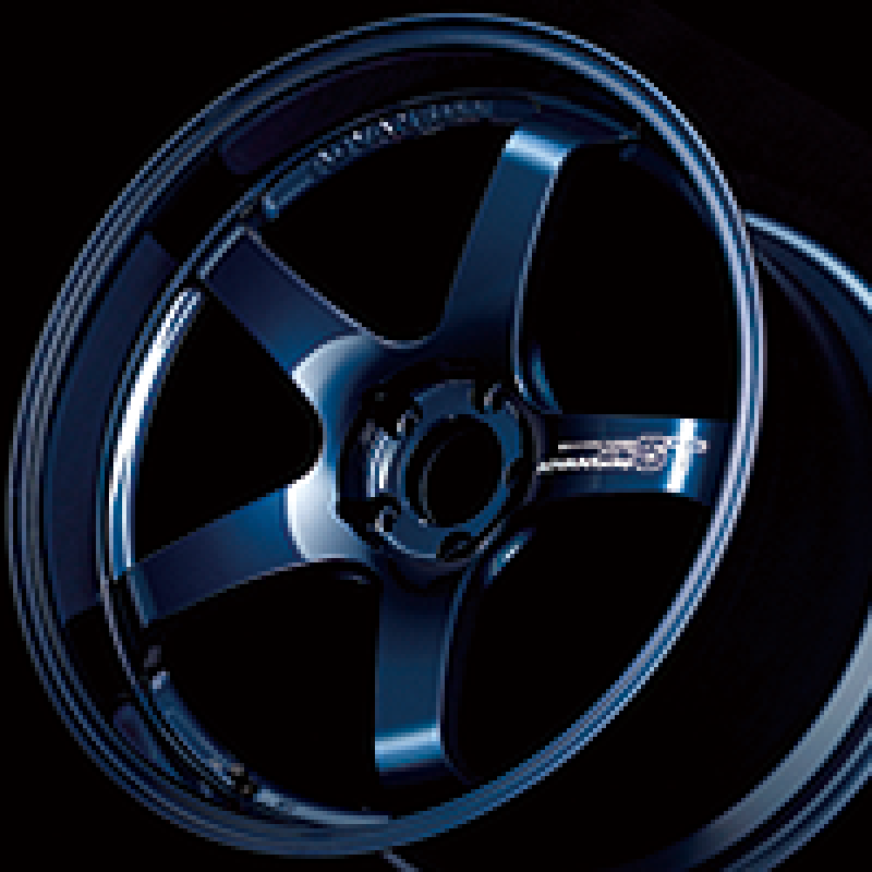 Advan GT Premium Version 21x10.5 +24 5x114.3 Racing Titanium Blue Whee ...
