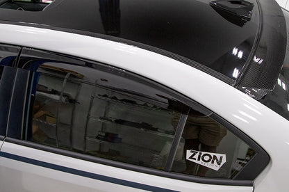 OLM LE Dry Carbon Rain Channel Guard Trim - 2015-2021 Subaru WRX / STI