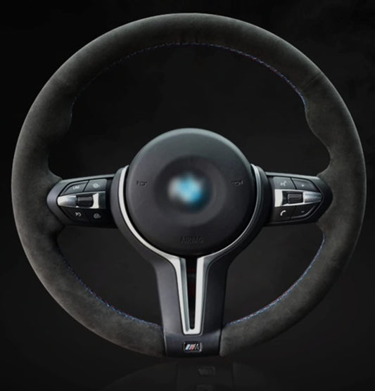 BMW F-Series Alcantara Suede Steering Wheel Cover DIY (Plain)