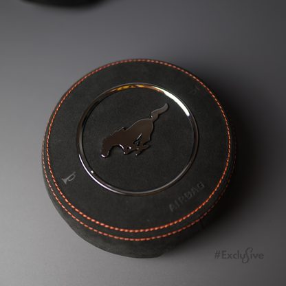 Exclusive Steering Custom Airbag Cover 18-23 Ford Mustang