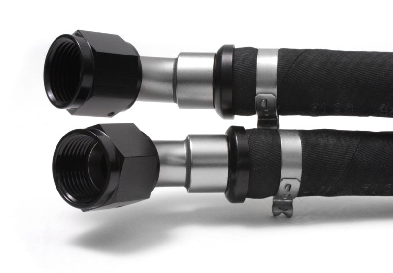 Perrin [22-25 WRX MT] Thermostatic Oil Cooler Kit - Black (Front Mount) | PSP-OIL-115