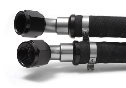 Perrin [22-25 WRX MT] Thermostatic Oil Cooler Kit - Black (Front Mount) | PSP-OIL-115