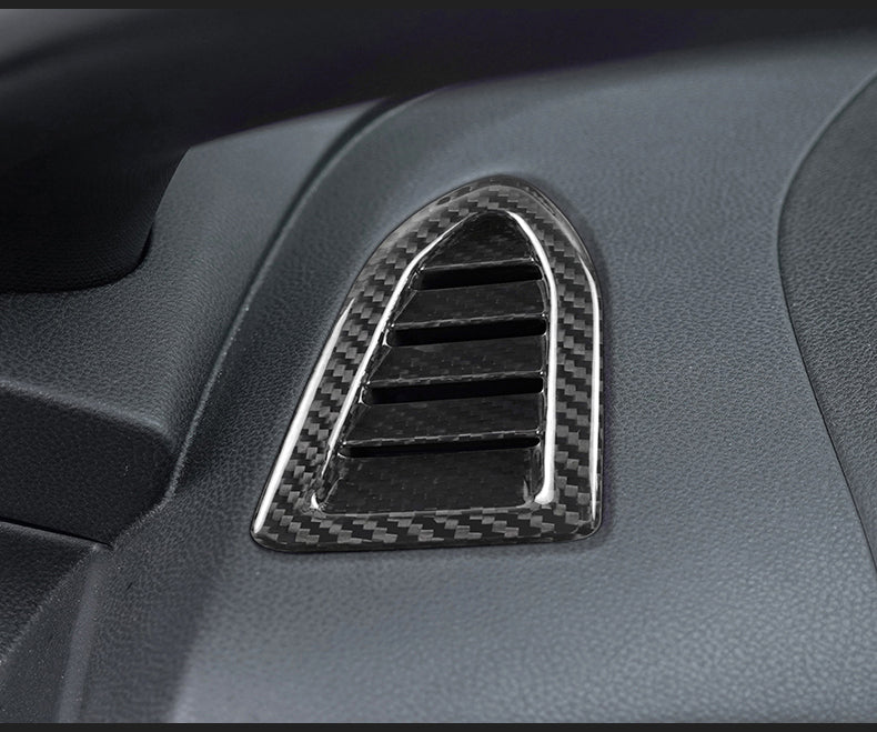 JDMuscle [22-25 WRX] Tanso Dry Carbon Fiber AC Vents Covers 6 PCs