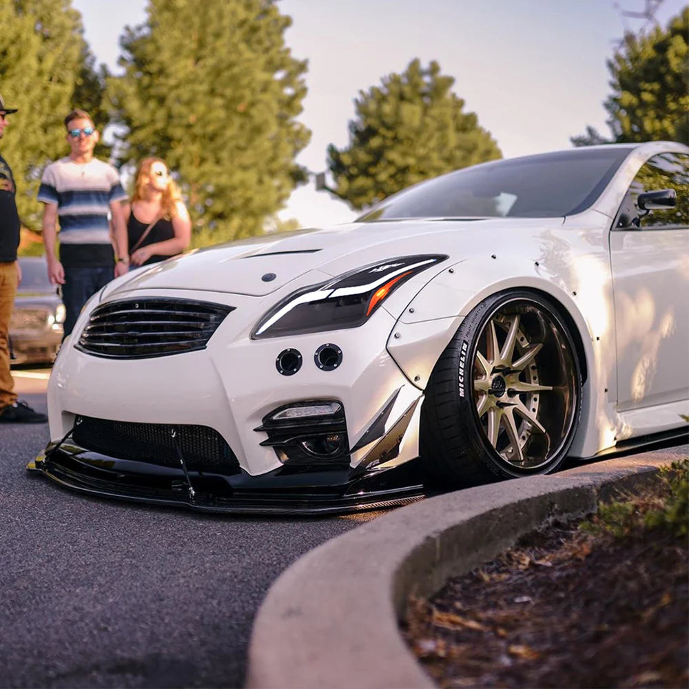 08 - 13 infiniti G37 coupe GTR style headlights