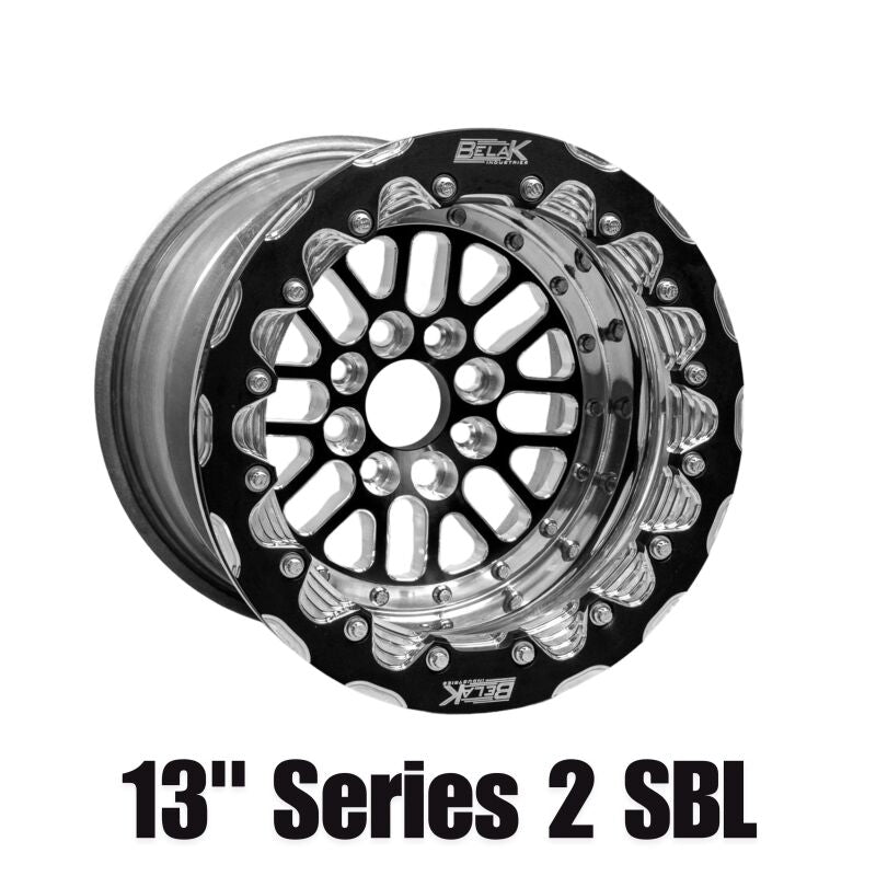 Belak 13x9 4x114.3 BP 5in BS Series 2 Wheel -  Single Bead lock