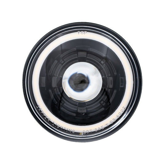 High/Low Beam Black 30W LED 575 with HDR Switchback Halo