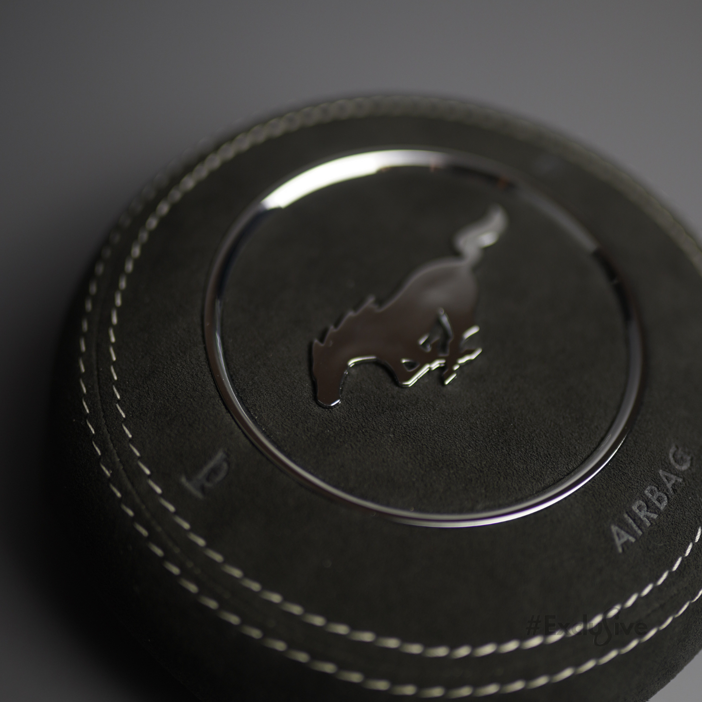 Exclusive Steering Custom Airbag Cover 18-23 Ford Mustang