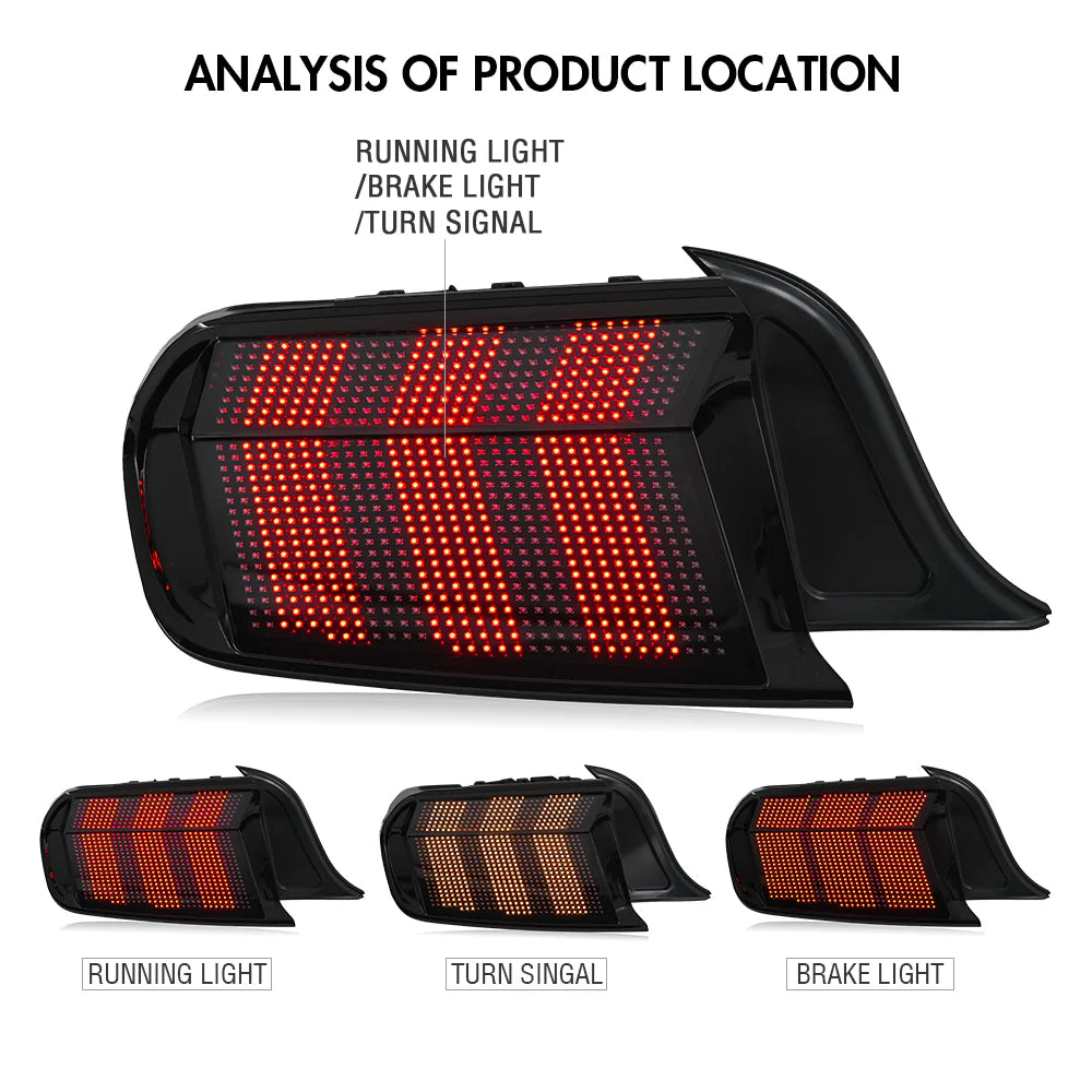 15 - 23 Ford Mustang RGB MATRIX tail lights