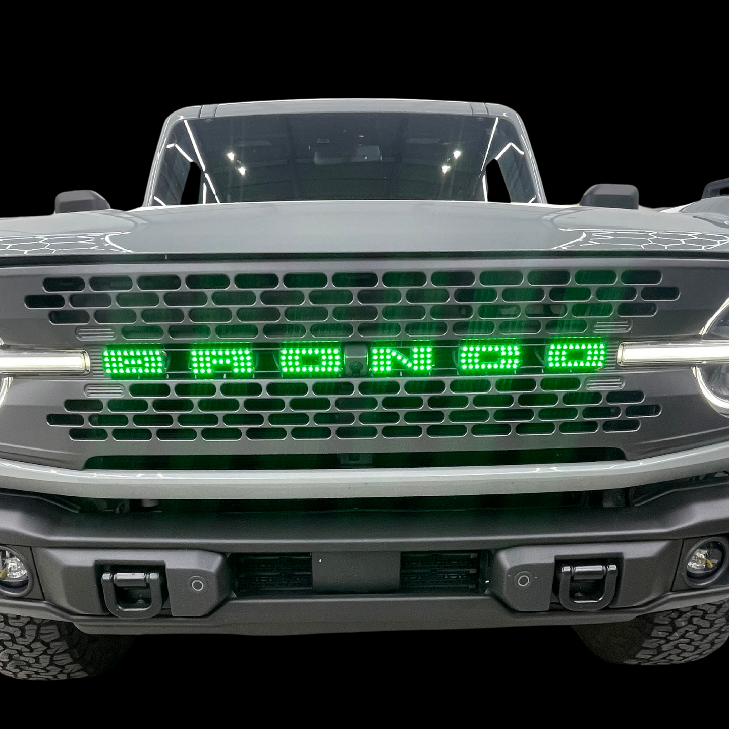 Bronco LED Emblem Letters (Multicolor Flow)
