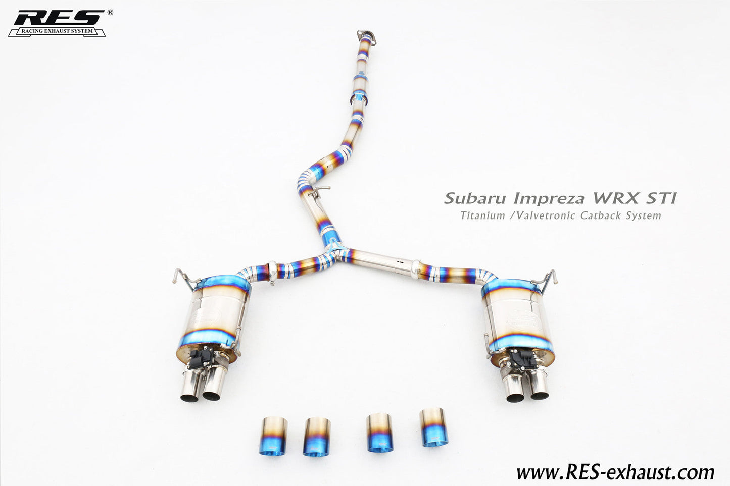 RES X JDMuscle 15-21 WRX/STI Valvetronic Catback Exhaust MT&CVT