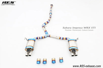 RES x JDMuscle [22-25 WRX] Valvetronic Catback Exhaust MT&CVT