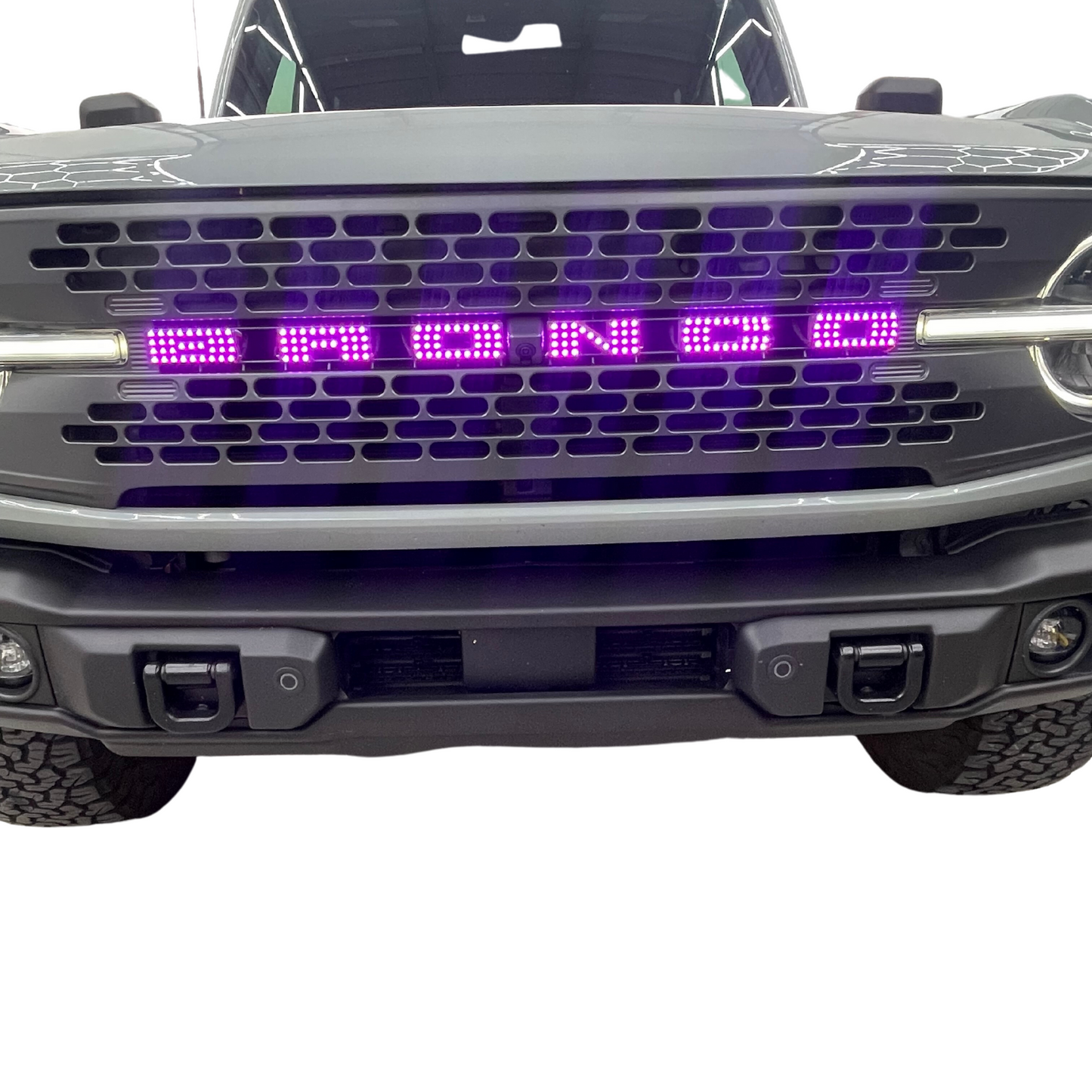 Bronco LED Emblem Letters (Multicolor Flow)