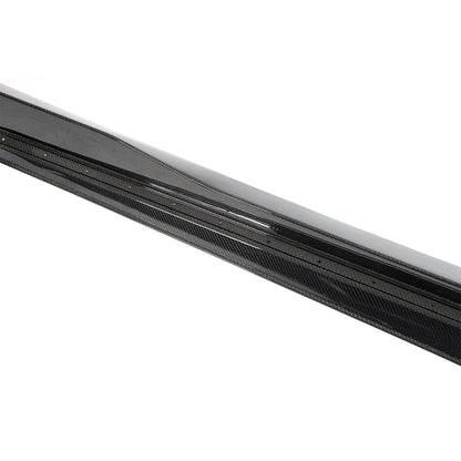 2017-2025 Chevy Camaro ZL1 OEM Side Skirt Rocker 1pc Gloss Carbon Fiber (PAIR)