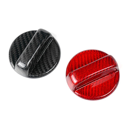 JDMuscle [22-25 WRX] / 22+BRZ / GR86 Tanso Dry Carbon Fiber Fuel Cap Cover