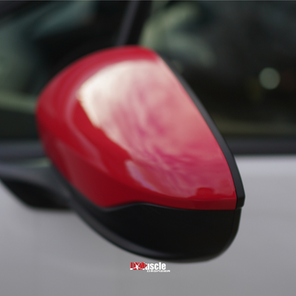 JDMuscle [22-25 WRX]  Mirror Covers Replacements | 2PC Set, Paint Matched / Gloss Black / Cherry Red