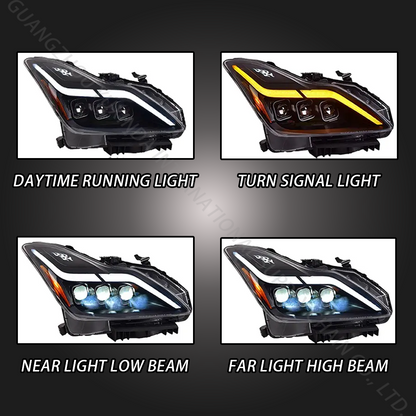 2008–2013 Infiniti G37 Coupe / 2014–2015 Q60 Coupe LED Headlight Assembly