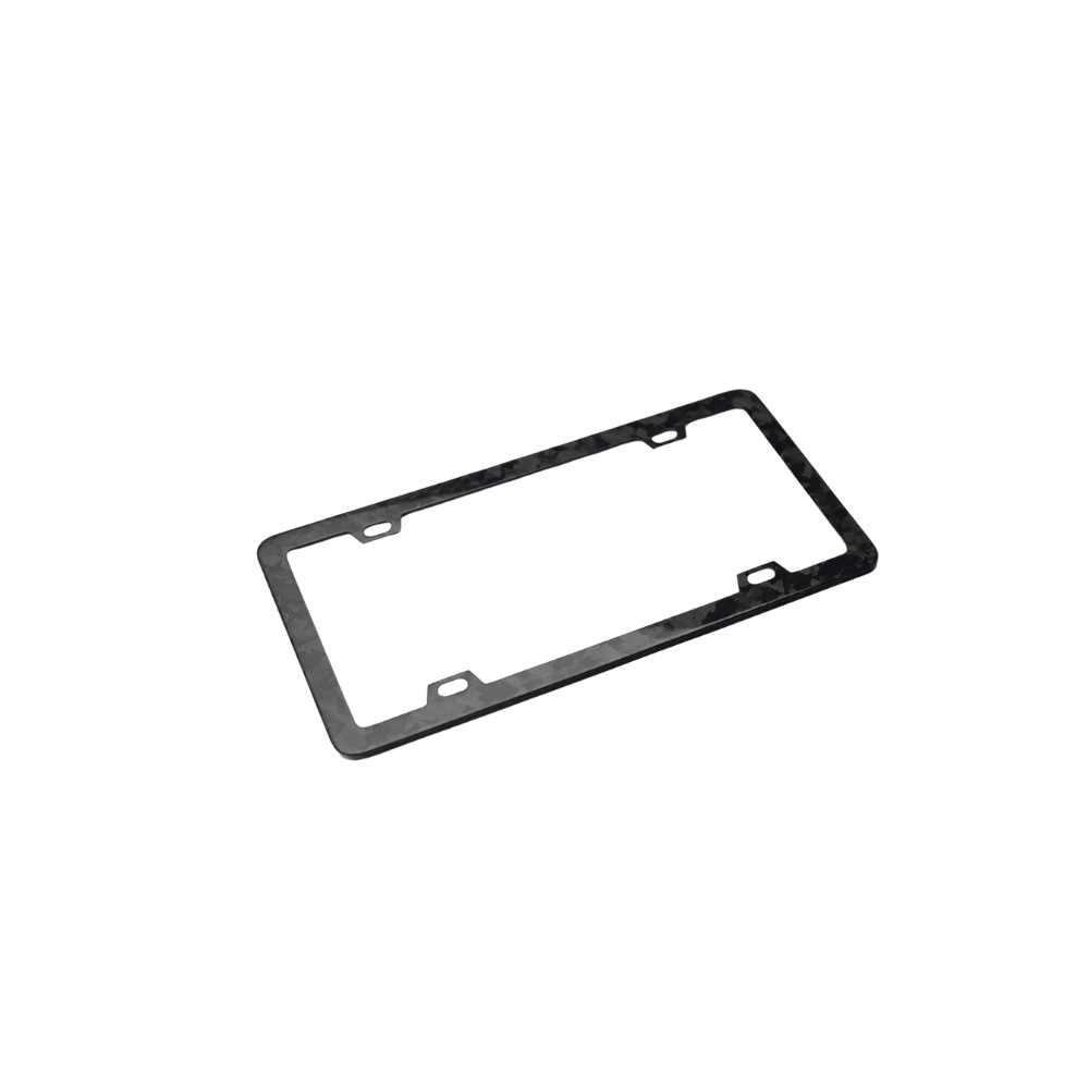 JDMuscle Pre Preg Carbon Fiber License Plate Frame | 2x2 or Forged Weave