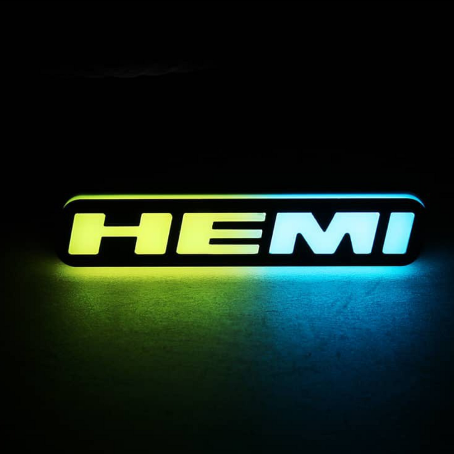 Hemi LED Badge (Multicolor Flow)