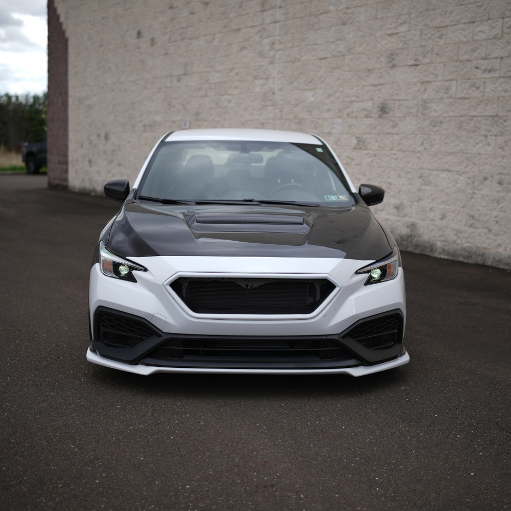 JDMuscle [22-25 WRX] Carbon Fiber FMIC Reverse Hood Scoop