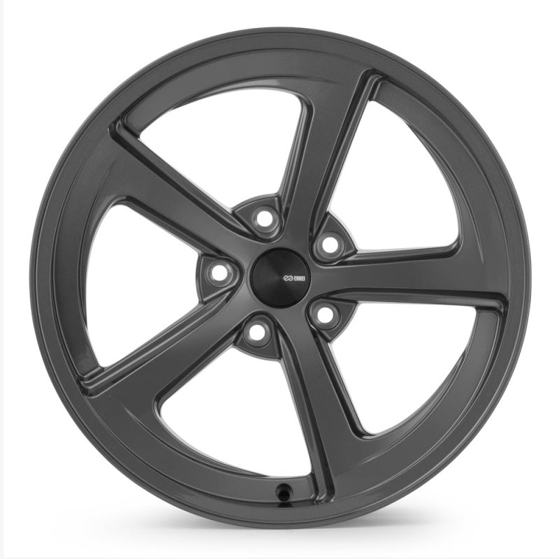 Enkei Giotto 18x8 / 5x114.3 BP / 45mm Offset / 72.6mm Bore - Gunmetal Wheel