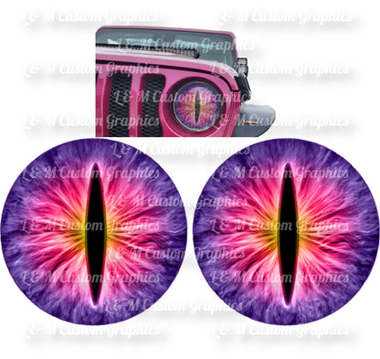 pink and purple eye 8