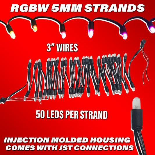 Flow Series Rgbw 5mm Strands 50ct