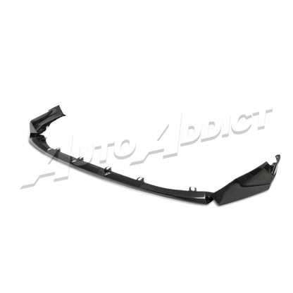 2021-2026 BMW G80 M3 G82 M4 Dry Gloss Double Sided Carbon Fiber Lower Chin Splitter 3pcs
