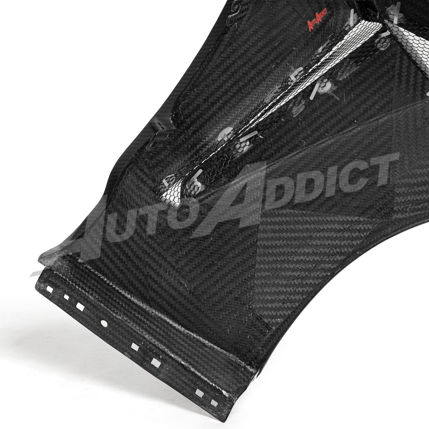 2018-2023 Mustang S550 EcoBoost/GT Type-GTD Gloss Dry Carbon Fiber Fenders w/ Functional Vent (Pair)