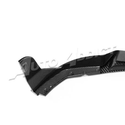 2021-2026 BMW G82 M4 Dry Gloss Double Sided Carbon Fiber Front Chin Splitter V2
