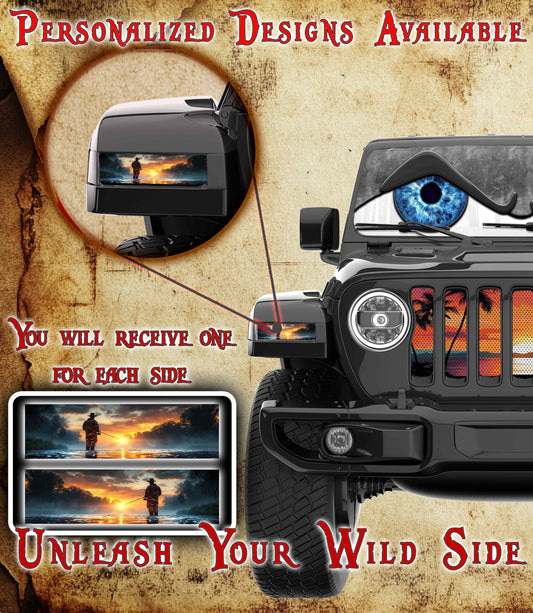 Fishing Jl and Gladiator Turn signal decal 60