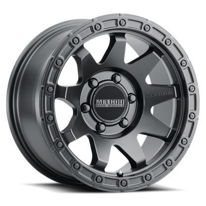 Method MR317 17x9 -12mm Offset 5x5 71.50mm CB Matte Black Wheel