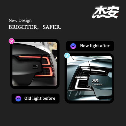Volvo S60 clear tail lights by JIEAN Lights – photo 2