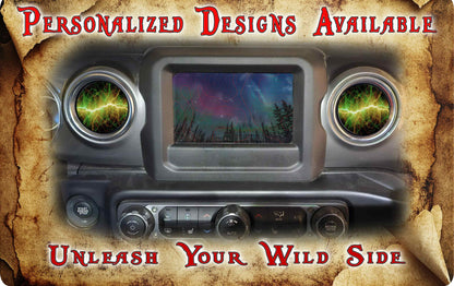 Steering wheel decal lighting 173