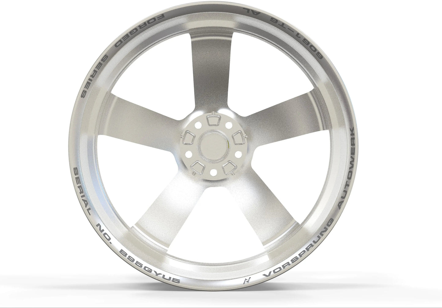 Set of Audi Forged "Rotor" Style Wheels