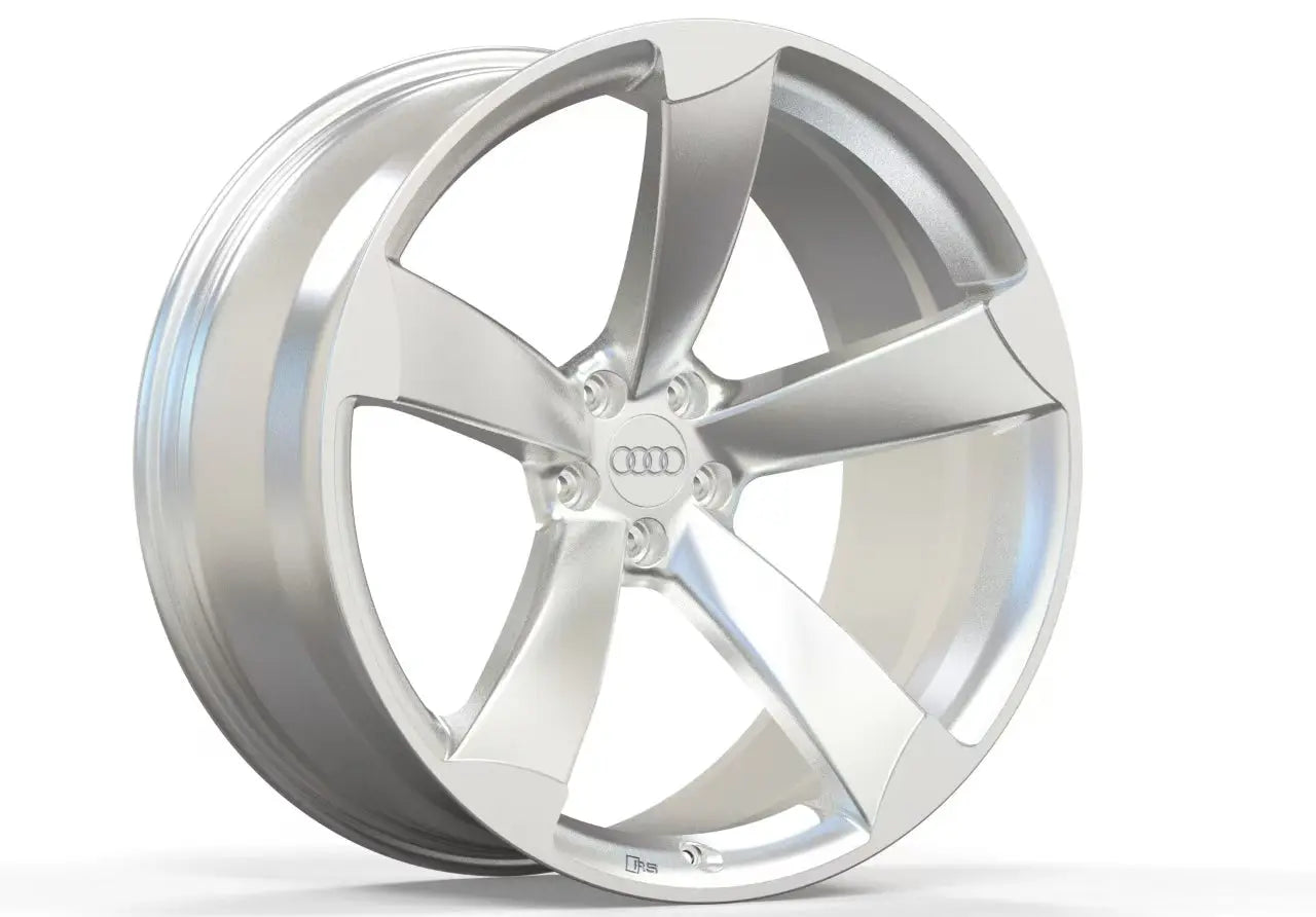 Set of Audi Forged "Rotor" Style Wheels