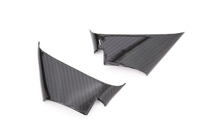 OLM LE Dry Carbon Fiber Lower Mirror Mount Cover - 2015-2021 Subaru WRX / STI / 2015-2017 Crosstrek