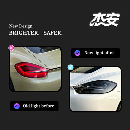 2012–2016 Porsche 981 Boxster / Cayman clear tail lights by JIEAN Lights – photo 2