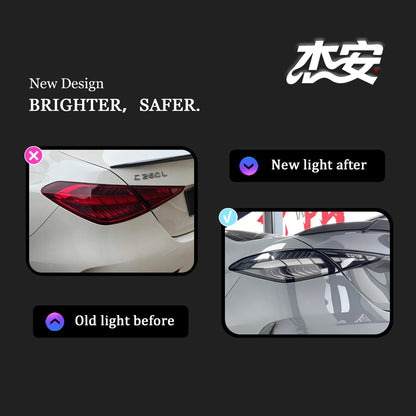 2022+ Mercedes-Benz C-Class W206 clear tail lights by JIEAN Lights – photo 5