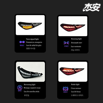 2022+ Mercedes-Benz C-Class W206 clear tail lights by JIEAN Lights – photo 6
