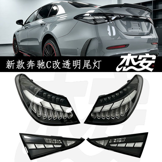 2022+ Mercedes-Benz C-Class W206 clear tail lights by JIEAN Lights – photo 1