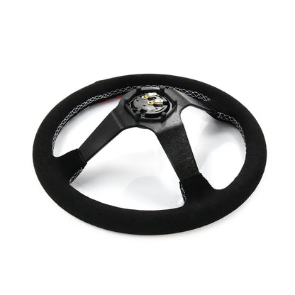 Universal Have Faith 350mm 3"Deep Dish 6-Bolt Steering Wheel | 150 Entries