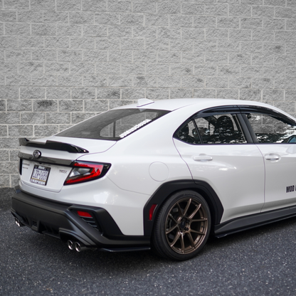 JDMuscle [22-25 WRX] V1 Rain Guards / Window Visors-Acrylic/Carbon Fiber