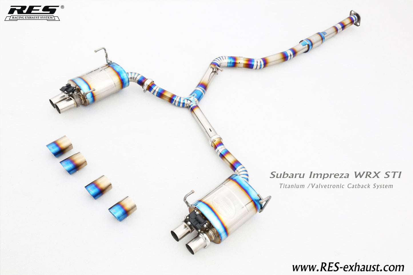 RES X JDMuscle 15-21 WRX/STI Valvetronic Catback Exhaust MT&CVT