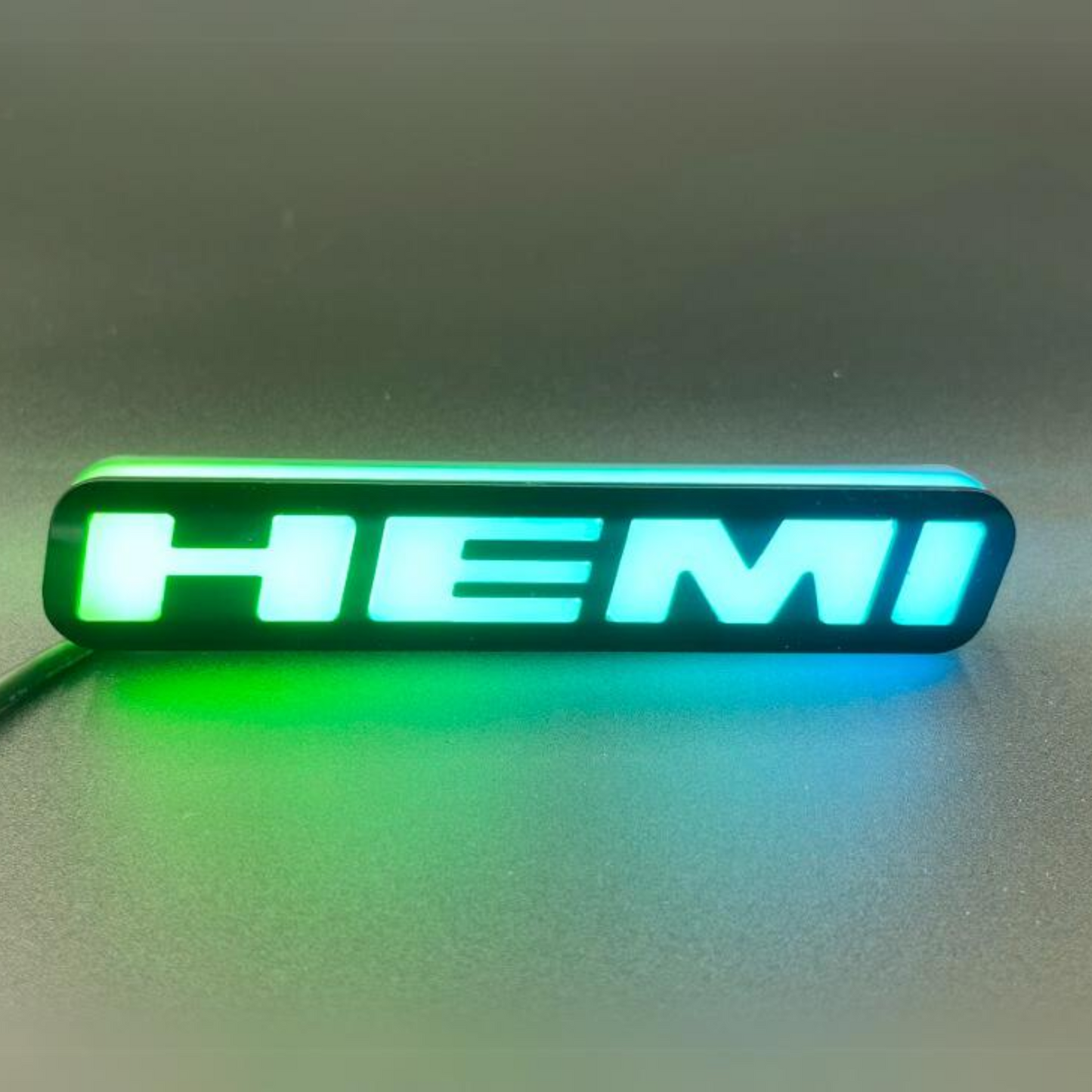 Hemi LED Badge (Multicolor Flow)