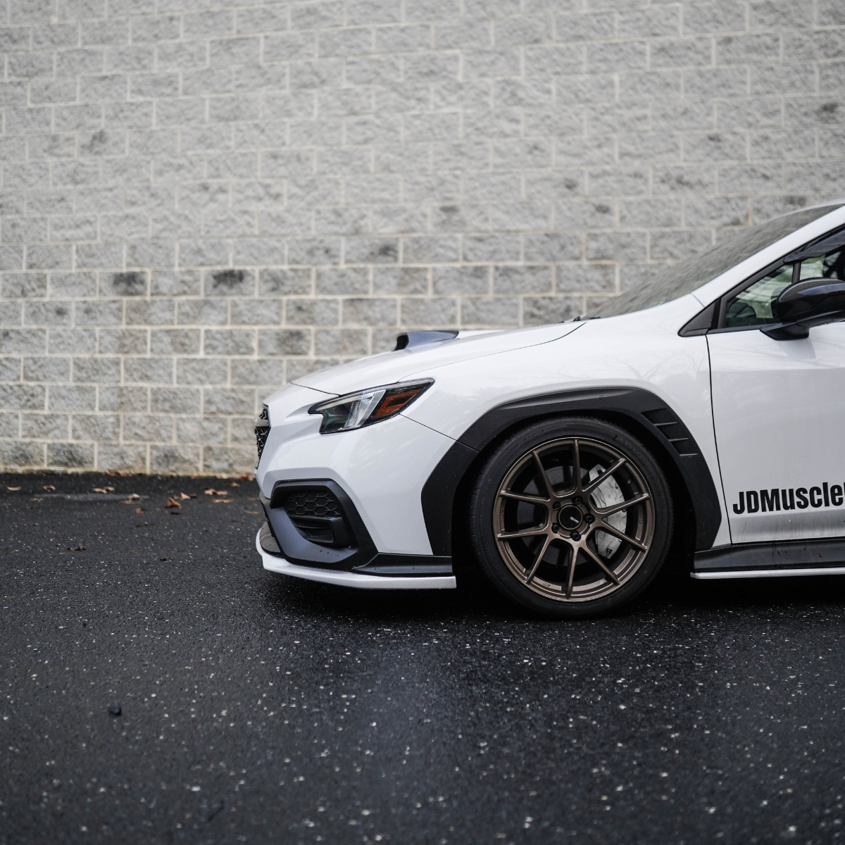 JDMuscle [22-25 WRX] Carbon Fiber Hood Scoop - OE+/ Bulge Style